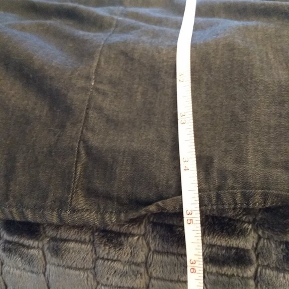 vintage y2k Nau dark wash chambray shirtdress EUC 🎈HOST PICK 🎈 - Picture 7 of 9